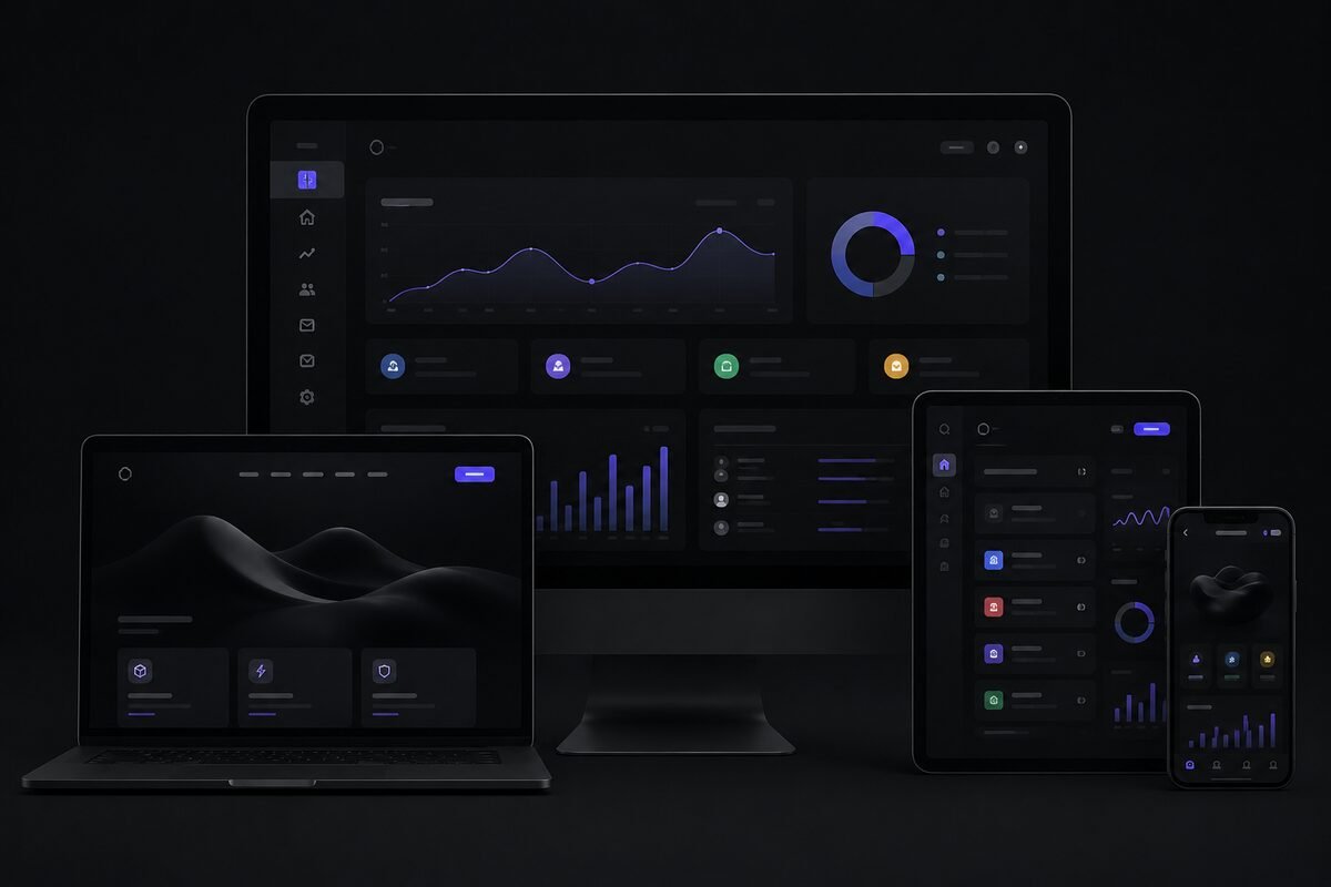 ZRVEXA dashboards across devices